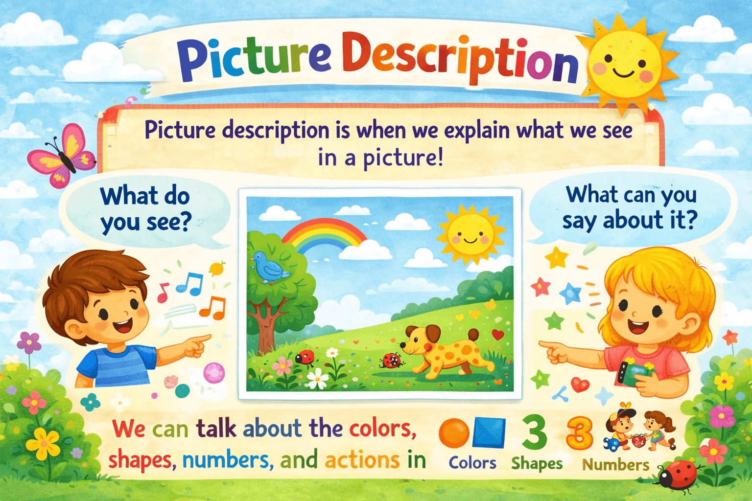 Picture Description for Kids: Fun Learning Through Observation