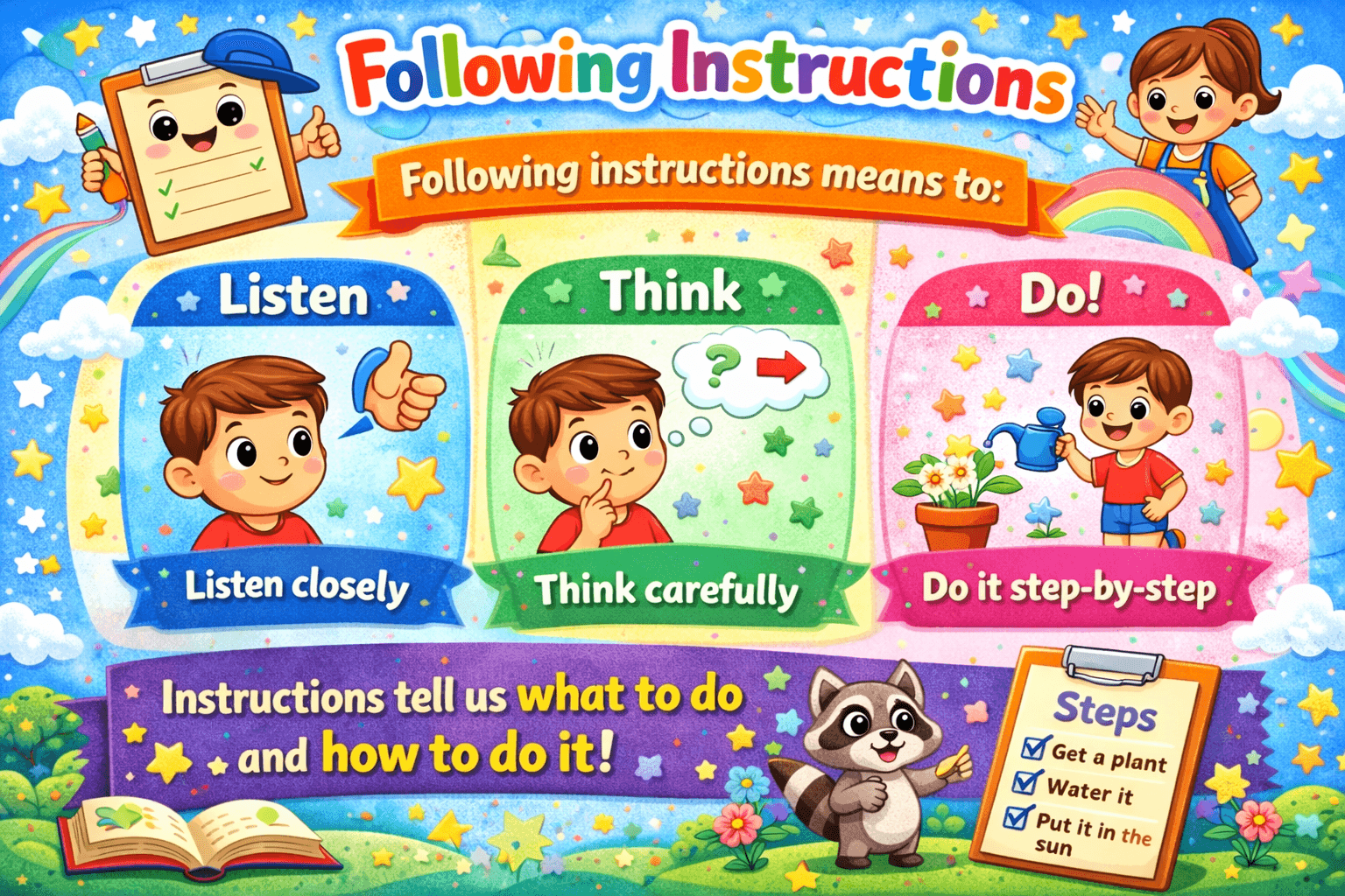 Following Instructions for Kids