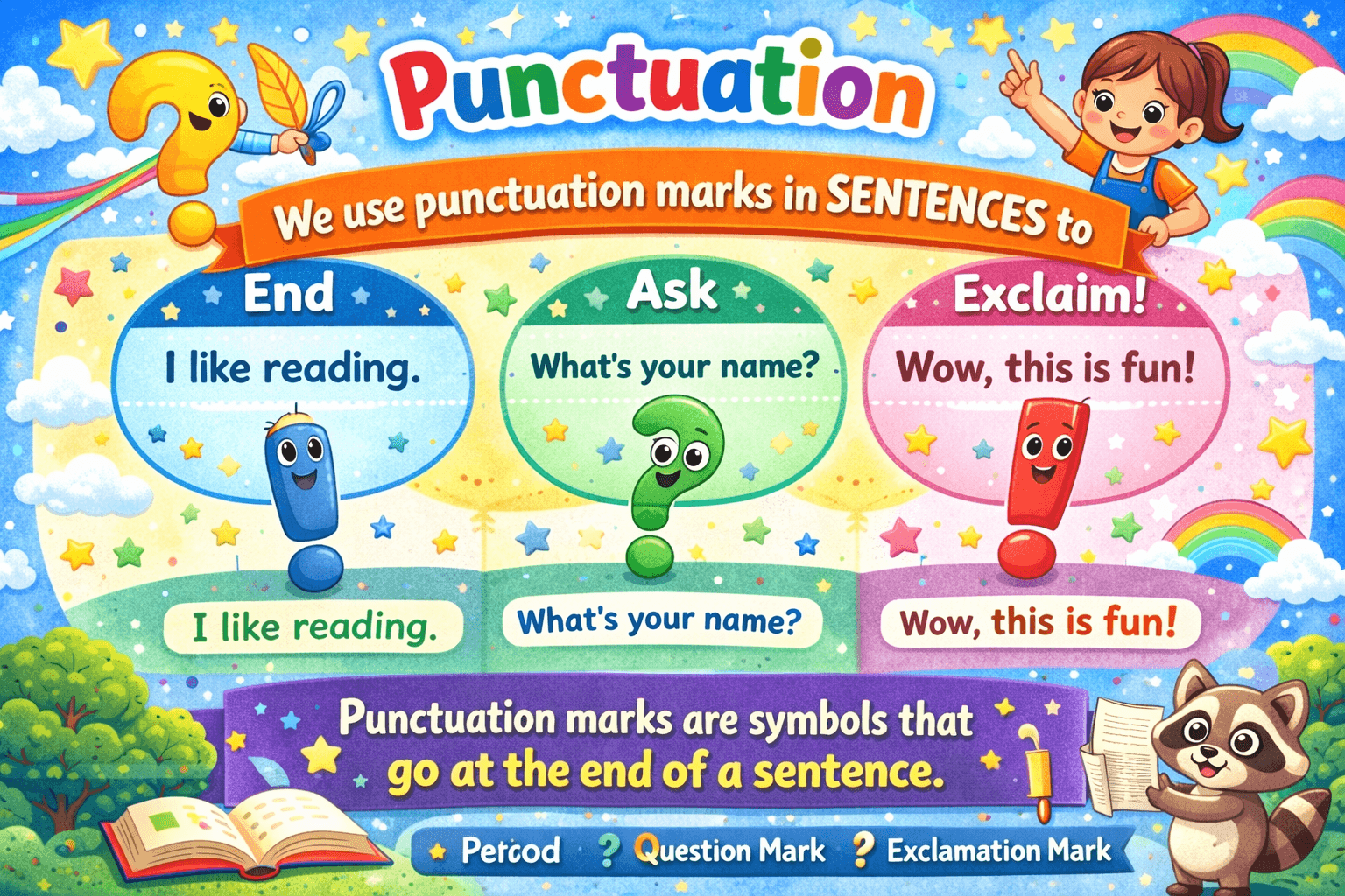 Punctuation for Kids: Tiny Marks That Make a Big Difference!